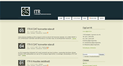 Desktop Screenshot of itr.hu