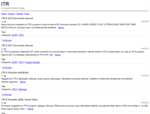 Tablet Screenshot of itr.hu